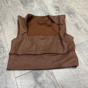 Elegant Women's Brown Tank Top